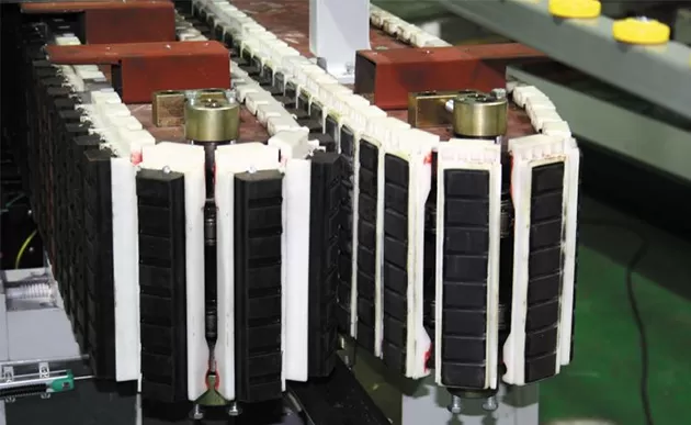 Dikey cam kenar taşlama makinesi zincir tipi