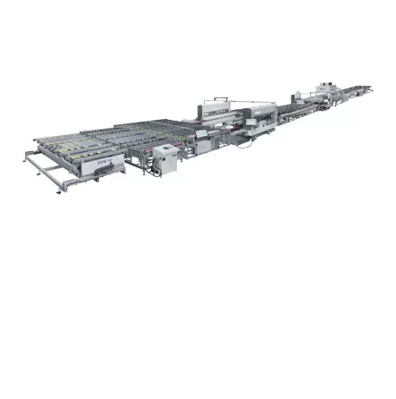 Cam düz çizgi çift Edger hattı HSDN (SCT düz çizgi tipi)