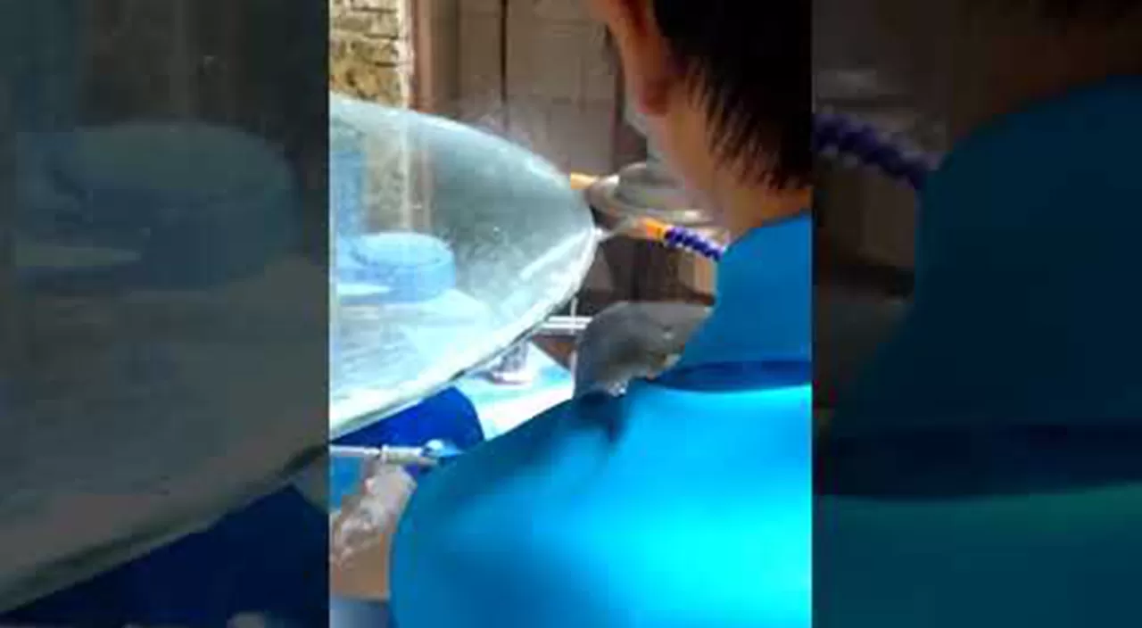 Cam özel şekil taşlama makinesi HSS-151 Video